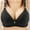 Black, variant on KIHOUT Bra For Women Women's Oversized Bra, Thin Without Steel Ring, Breasted Lace, Traditional Embroidered Bra