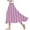 Purple, variant on Skirts for Women, Women's Skirts for Summer, Women's Casual Flowers Printed A-Line Elastic Waist Skirt