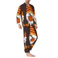 thumbnail image 2 of Fotbe Fall Gnomes Pijama de Hombre con Estampado de Manga Larga, Conjunto de 2 Piezas, Ropa de Dormir Suave y Cómoda con Bolsillos-Large, 2 of 7