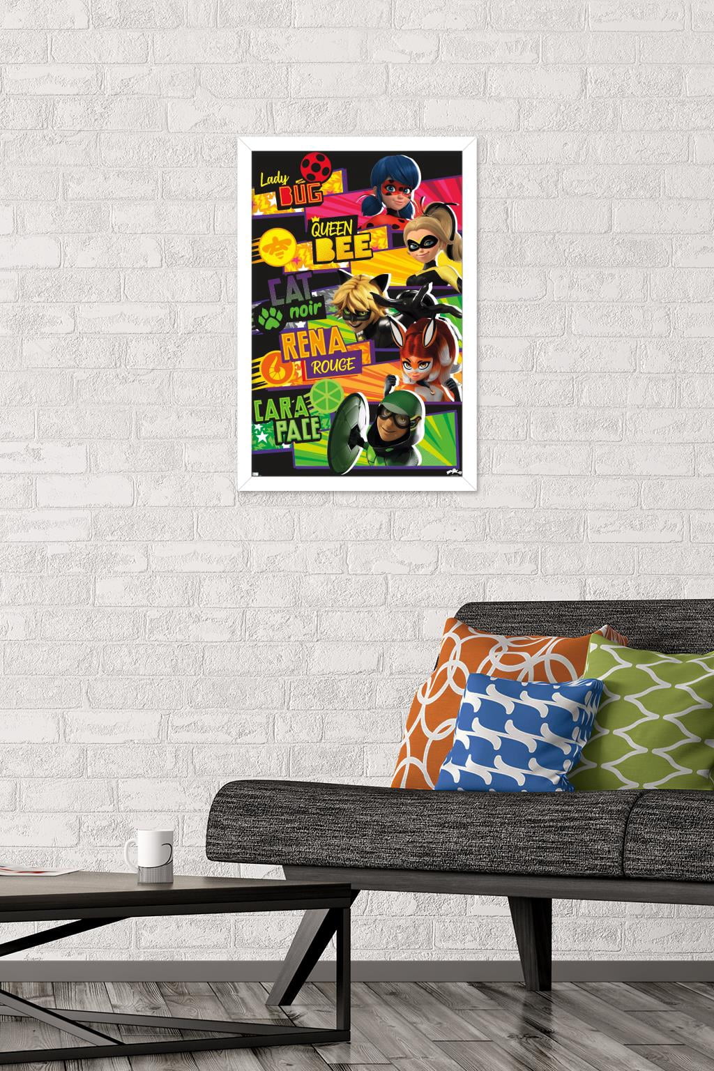 Miraculous - Bars Wall Poster, 14.725" x 22.375", Framed