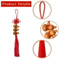 thumbnail image 3 of Regalos creativos de accesorios colgantes de calabaza melocotón para polipasto de coche., 3 of 5