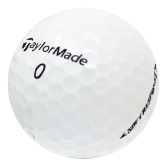 100 TaylorMade Soft Response Golf Balls in Mint Condition, Recycled Used Golf Balls, AAAAA Quality, White
