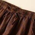 thumbnail image 5 of Fjuchai Womens Shorts Casual Summer Dressy Cotton Comfy Drawstring Elastic Waist Pocketed Pants M-3XL, 5 of 8