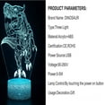 thumbnail image 6 of YSTIAN Dragon Gifts Kids Night Light, Colors with Remote 3D Optical Illusion Kids Lamp As A Pefect Gifts for Boys and Girls GOT On Birthday Or Holiday (Color : Green), 6 of 7