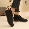 thumbnail image 6 of OKBOP Women's Low-heeled Ankle Boots-Walking Shoes Women Winter Christmas Fashion Warm Thigh High Extra Wide Calf Boots for Women Womens Boots Clearance, 6 of 9
