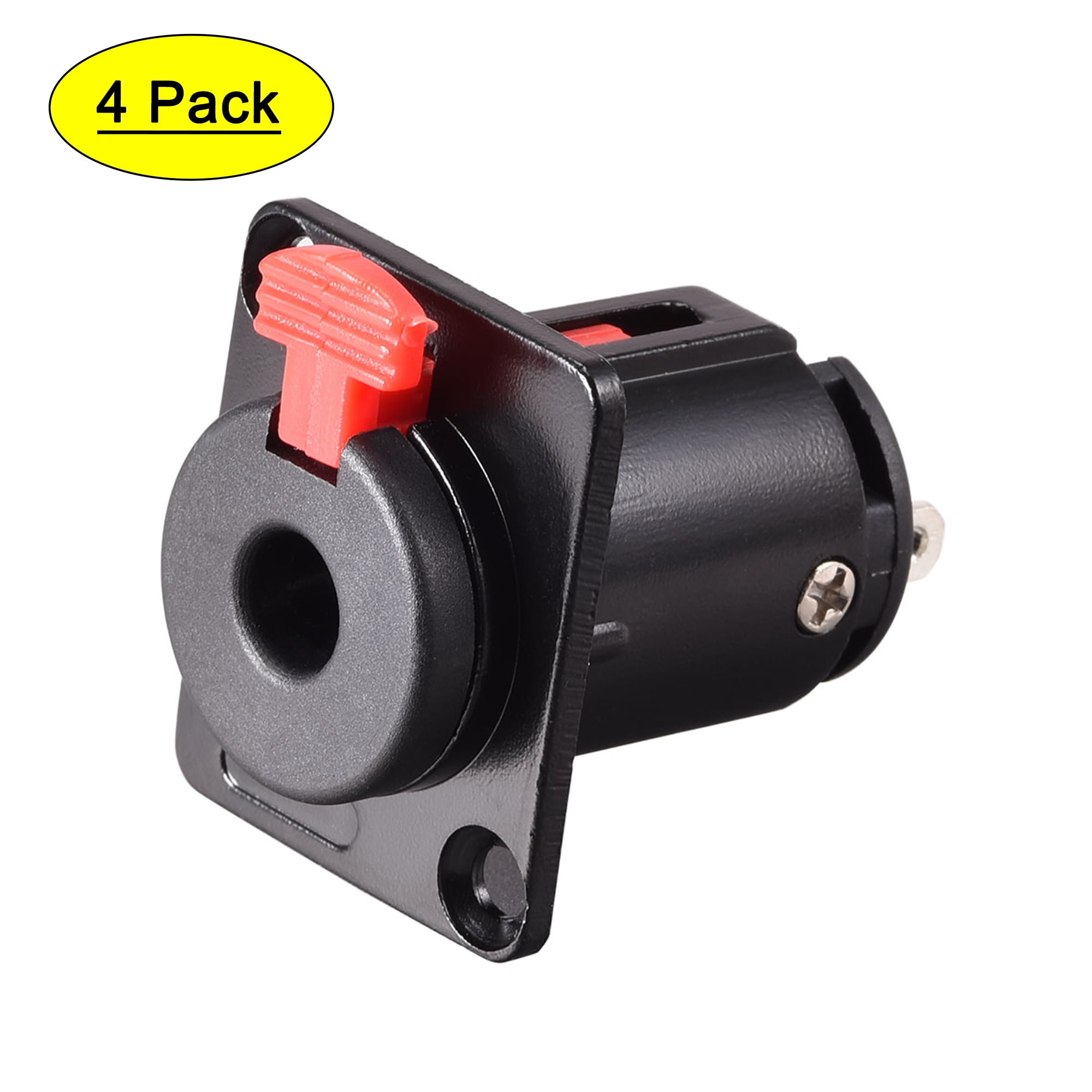 6.35mm 1/4 Inch Female Stereo TRS Audio Socket Jack Connector Panel ...