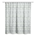 thumbnail image 2 of Creative Products Gray Tribal Stripes 71x74 Shower Curtain, 2 of 2