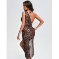 thumbnail image 4 of Conjunto de bikini BELLA BARNETT con cuello halter con estampado de leopardo, 3 piezas, 4 of 6