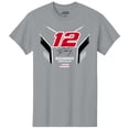 thumbnail image 2 of Men's Team Penske  Gray Ryan Blaney Body Armor Car T-Shirt, 2 of 3