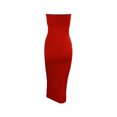 thumbnail image 2 of Robe Crayon Col Bateau pour Femmes Couleur Unie Sans Manches Robe d'Été, 2 of 9
