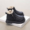 thumbnail image 2 of lnmuld Kids Boots Stylish Autumn Winter Girls Boots Warm Short Booties for Children Fashionable Durable Comfortable Footwear Design Toddler Youth Size:3.5-4 Years, 2 of 9