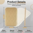 thumbnail image 5 of GHSDFBB Auto Center Console Pad, Universal Waterproof Car Armrest Seat Box Cover, Car Interior Accessories, Breathable Leather Auto Armrest Cover Protector for Most Vehicle, SUV, Truck, Car (Bei, 5 of 5