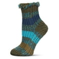 thumbnail image 2 of MeMoi Women's Woven Shades Anklet Home Socks - Womens - Female, One Size, Ivy Green, 2 of 4