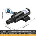 thumbnail image 1 of DC 12/24V 32L Household Toilet Sewage Pump RV Kitchen Non-clogging Electric High Pressure Cutting-type Sewage Pump Garbage Pump, 1 of 5