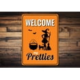 thumbnail image 1 of Welcome My Pretties Novelty Decor, Metal Wall Sign - 10x14 Inches, 1 of 4