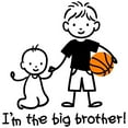 thumbnail image 3 of CafePress - Big Brother Stick Character Kids Light T Shirt - Dark T-Shirt Kids XS-XL, 3 of 4