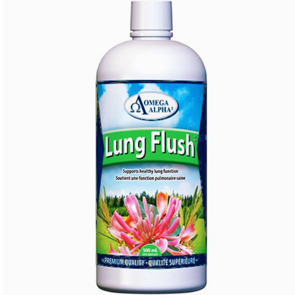 Omega Alpha Flush pour les Poumons 500 ml