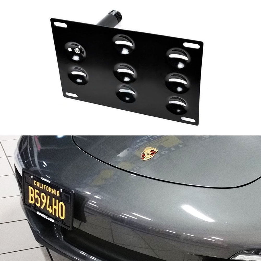 Ijdmtoy Front Bumper Tow Hole Adapter License Plate Mounting Bracket My Xxx Hot Girl