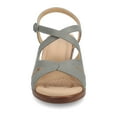 thumbnail image 6 of Journee Womens KedzieII Ankle Strap Wedge Sandals, Widths Available, 6 of 9