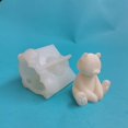 thumbnail image 5 of Versión coreana del molde de oso, molde de silicona para velas de oso regordete, adornos de yeso para aromaterapia DIY, oso sentado, 5 of 5