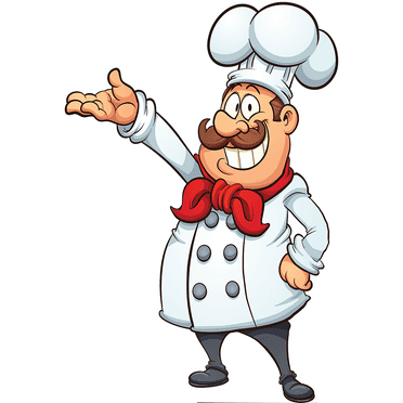 Cartoon Chef Cook Cardboard Cutout Standee Standup