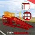 thumbnail image 2 of Mescukay 2 Pack Hydraulic Car Ramps, 6600lbs 3T Low Profile Auto Car Truck Vehicle Service Ramps Lift for Garage Car Repair, 2 of 6