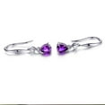 thumbnail image 5 of CILENON Earrings Fashion Diamond Gem Drop Earrings Birthday Party Fashion Earrings Jewelry Gifts (Purple,One Size), 5 of 6
