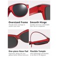 thumbnail image 5 of TINHAO Sunglasses Fit over Glasses Wear over glasses with Polarized UV400 Protection lens, 5 of 7