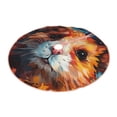 thumbnail image 2 of Bingfone Christmas Tree Skirt Mat Christmas Decoration Interior 36" -Oil Painting Colorful Hamster, 2 of 6