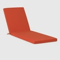 thumbnail image 5 of WestinTrends Solace Outdoor Chaise Lounge Chair Cushions Set of 2, 70" x 21.5", Orange, 5 of 8