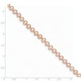 thumbnail image 3 of 14K Yellow Gold necklace Pearl Freshwater Near Round Pink 18 in 4.5 mm, 3 of 3