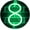 8, variant on Neon Letter, Neon Lights LED Alphabet Letter Lights Neon Sign Light Up Letters Battery and USB Operated Green Neon Light Neon Wall Light