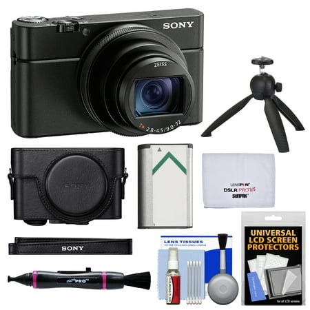 Sony Cyber-Shot DSC-RX100 VI 4K Wi-Fi Digital Camera with LCJ-RXF Jacket Case + Battery + Tripod +