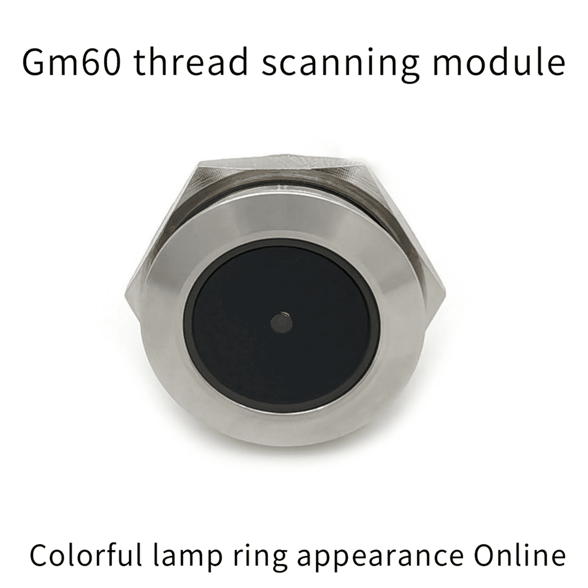 10X GM60 UART Stainless Steel Controlled Ring Indicator Light 1D/QR/2D Bar Code Scanner QR Code Barcode Scanner Module