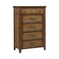 thumbnail image 2 of Liberty Furniture Carolina Park 5 Drawer Bedroom Chest - Brown, 2 of 13