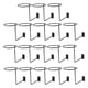 thumbnail image 1 of Soporte de Almacenamiento Zulema para Bastidor de Casco Motocicleta Gancho de Suspensión Universal, 1 of 8