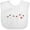 AA-White, variant on Inktastic Ladybug Trail Girls Baby Bib