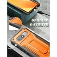 thumbnail image 5 of ExoGuard For  Google Pixel 8 Case, Rubber Shockproof Full-Body Phone Case with Kickstand (Orange), 5 of 7