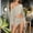 Beige, variant on WANPIDAN Women's Day & Work Skirts Swim Dress Skirts Suits for Women Business Dress Suits Women plus Size Swim Dress Swim Skirt with Leggings plus Skirt Suits Suits for Women Tall Ladies Suits