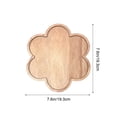 thumbnail image 2 of OEFNTAC Easter Wooden Platter Bunny Carrot Egg Tray Festive Divided Food Plate Natural Wood Snack Serving Kids Meal Dessert Organizer 11.81x7.6in, 2 of 5