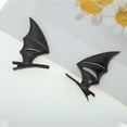 thumbnail image 5 of Unique Bargains 1 Pair Duckbill Clip Cute Halloween Bat Design Hair Clip Black, 5 of 5