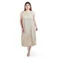 thumbnail image 4 of Vestido de lino con bolsillos Roman Fashion /Tallas Extras, 3830 (Beige) beige 36, 4 of 6
