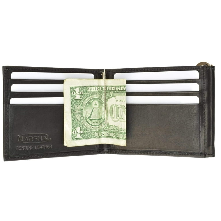 Marshal Wallet Double Money Clip with Credit Card Holder
