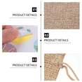 thumbnail image 3 of CIMAXIC Easter 1 Set Easter Gift Linen Drawstring Bags Candy Bags Portable Presents Bags,3.94"X5.51"X0.04", 3 of 4