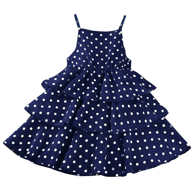 Birdeem Robe Sans Manches Col Rond Filles Été Nouvelle Jupe Princesse Broderie Nœud Imprimée Col Rond
