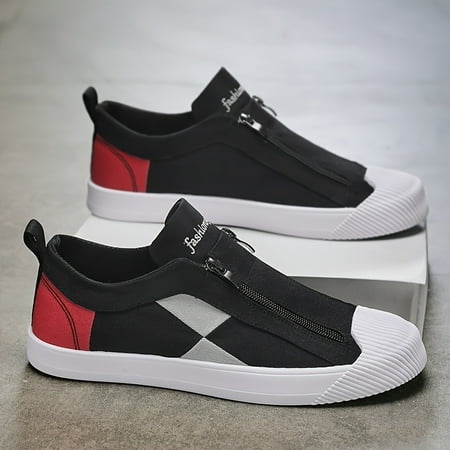 

Men s Shoes With Good Grip Zip-up Sneakers Men s Footwear