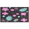 thumbnail image 2 of Pink and Blue Floral Design 12.4x10.6in PVC Round Ring Binders, 2-Pack, D-Ring 3-Hole, Metal Clip, 2 of 10