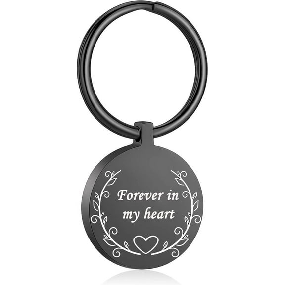 Circle Cremation Keychain for Ashes Pendant Urn Keychain Urn Keepsake Ashes Memorial Keychain Memorial Urn