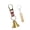 A, variant on 7829 Clip On Bear Bell Loud Sound forAn1ma1Repelling Alloy Construction Lightweight Keychain for Backpacks and Belts