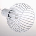 thumbnail image 3 of Lámpara colgante Stoex industrial vintage de 3 luces, estilo retro, para techo, cocina, salón, comedor, dormitorio, 20 cm, color blanco, 3 of 5